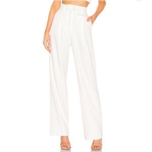 REVOLVE LPA White High-Waisted Women's Pants